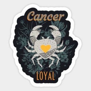 Cancer Zodiac sign Sticker